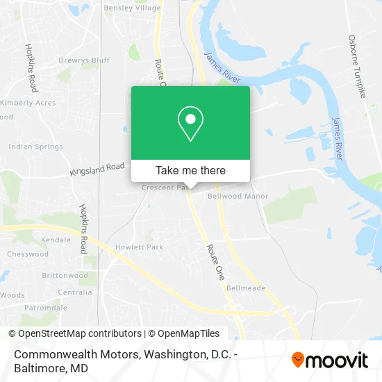 Commonwealth Motors map