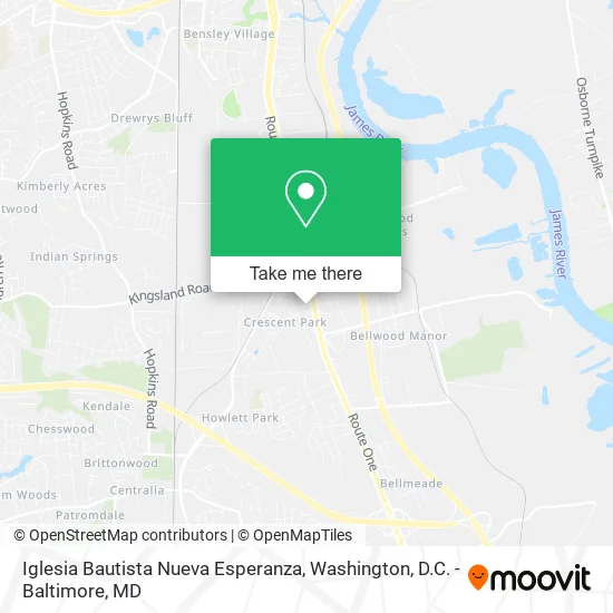 Mapa de Iglesia Bautista Nueva Esperanza