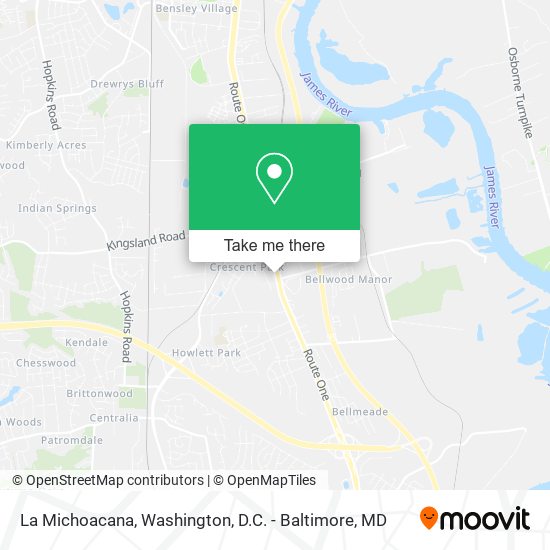 La Michoacana map