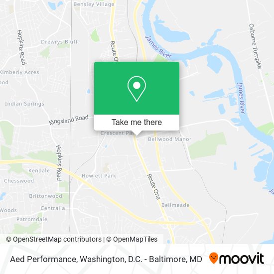 Aed Performance map