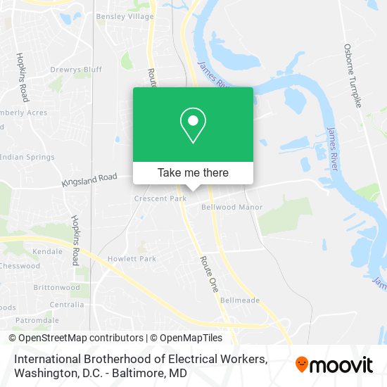 International Brotherhood of Electrical Workers map