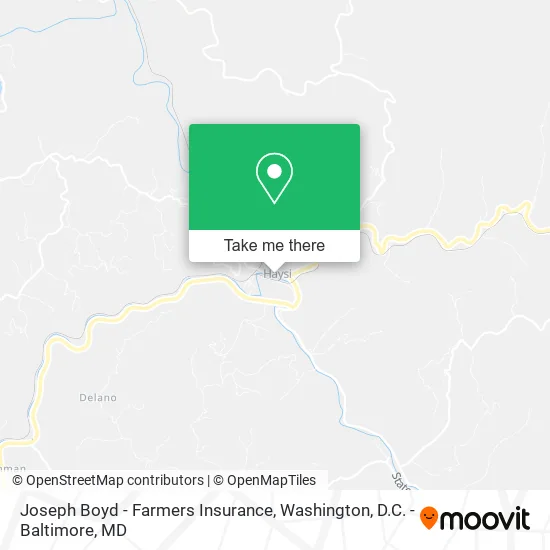 Mapa de Joseph Boyd - Farmers Insurance