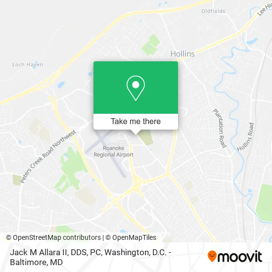 Mapa de Jack M Allara II, DDS, PC