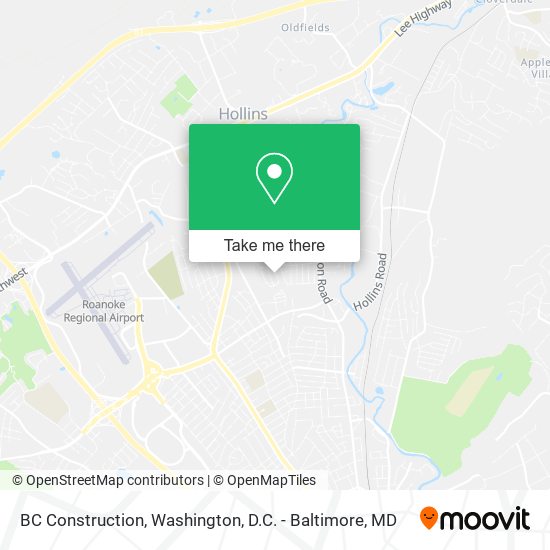 Mapa de BC Construction