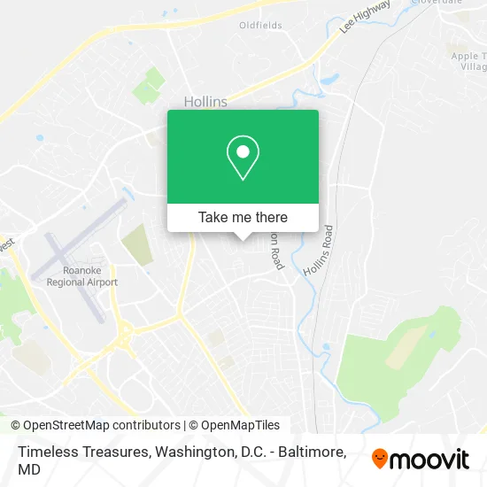 Timeless Treasures map