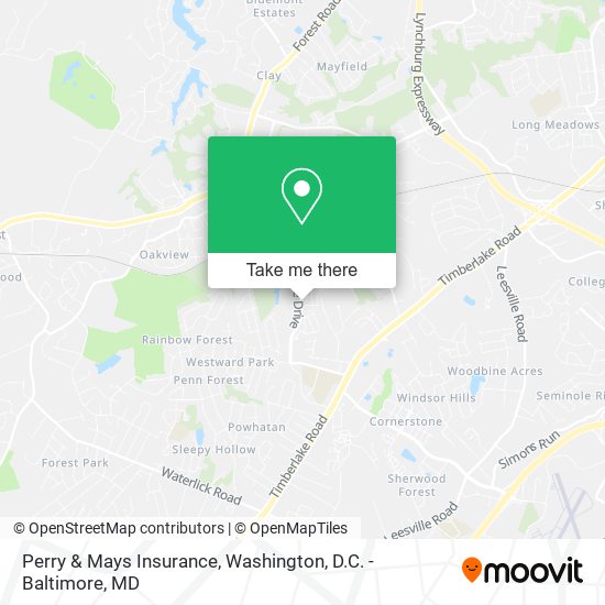 Mapa de Perry & Mays Insurance
