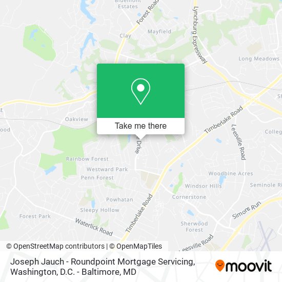 Joseph Jauch - Roundpoint Mortgage Servicing map