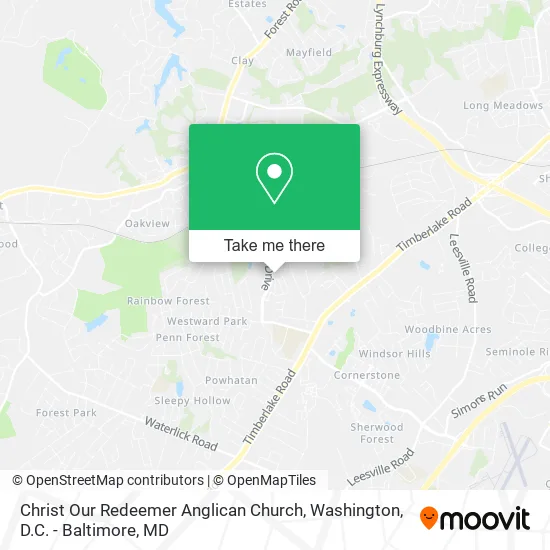 Mapa de Christ Our Redeemer Anglican Church