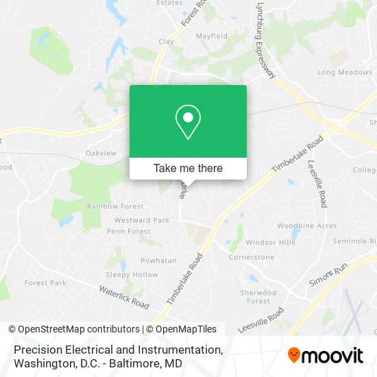 Precision Electrical and Instrumentation map