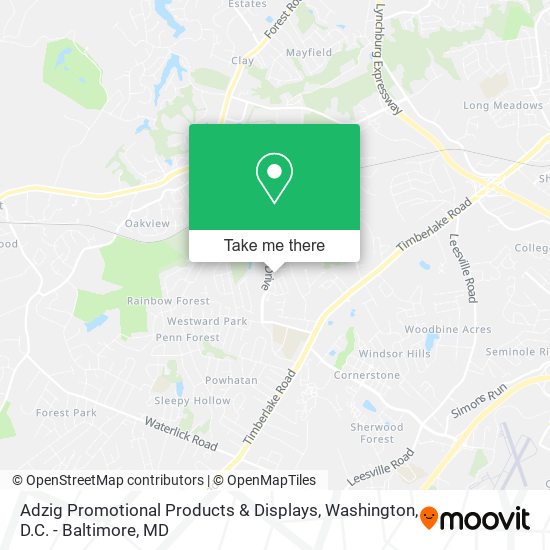 Adzig Promotional Products & Displays map