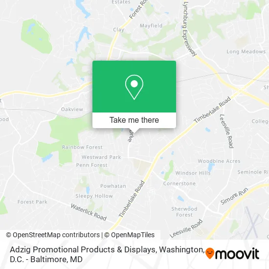 Adzig Promotional Products & Displays map