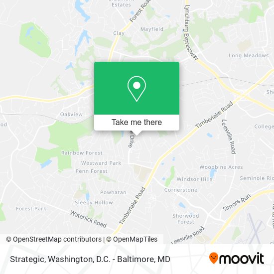 Strategic map