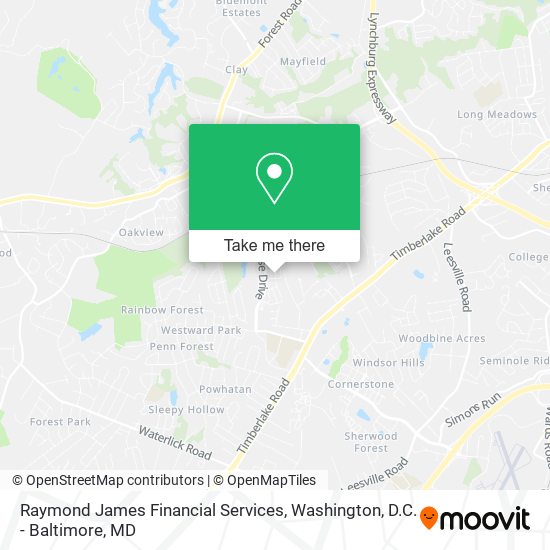 Mapa de Raymond James Financial Services