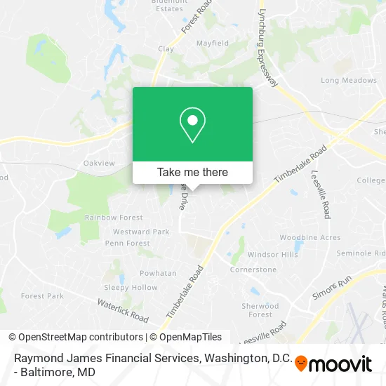 Mapa de Raymond James Financial Services