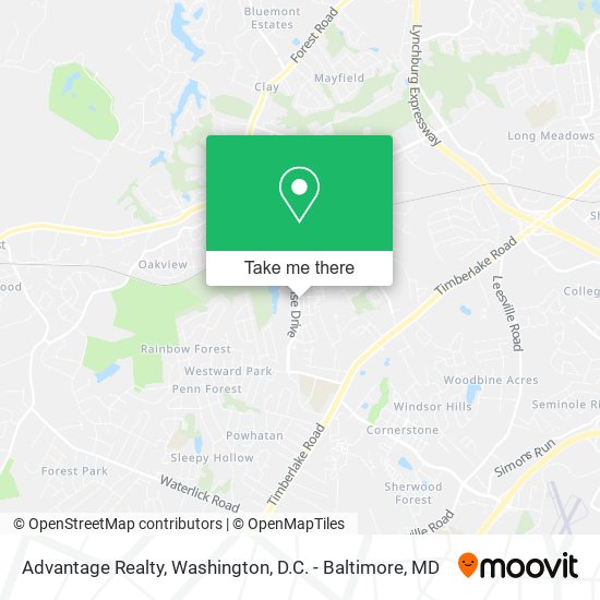 Advantage Realty map