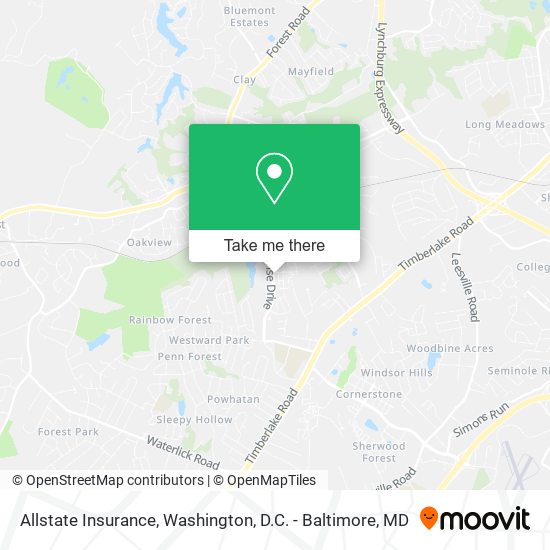 Allstate Insurance map