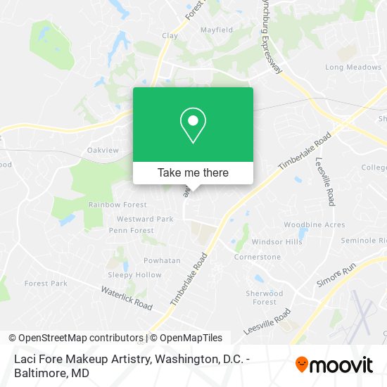 Mapa de Laci Fore Makeup Artistry