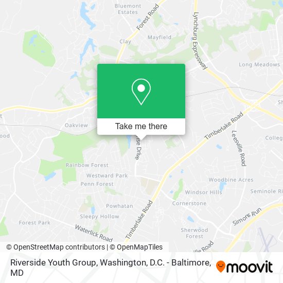 Riverside Youth Group map