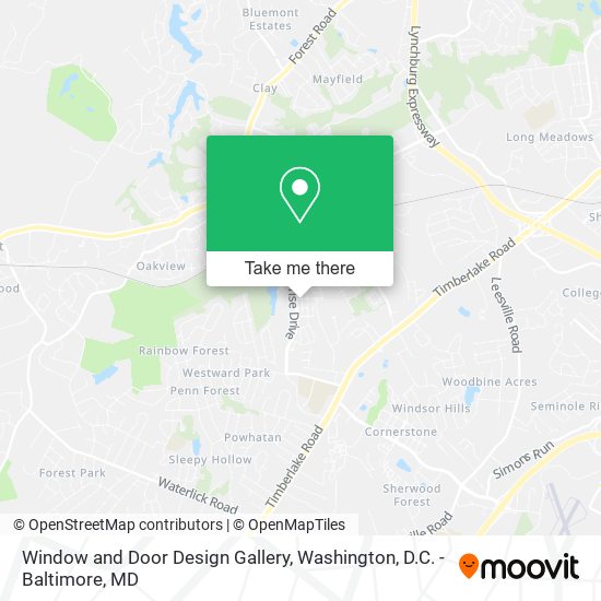 Window and Door Design Gallery map
