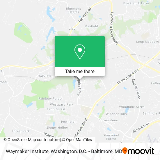 Waymaker Institute map