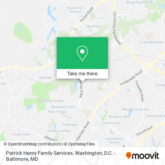 Mapa de Patrick Henry Family Services