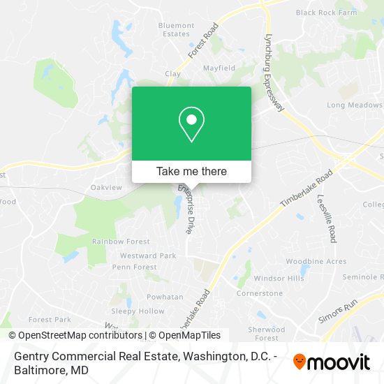Mapa de Gentry Commercial Real Estate