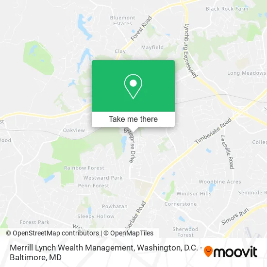Merrill Lynch Wealth Management map
