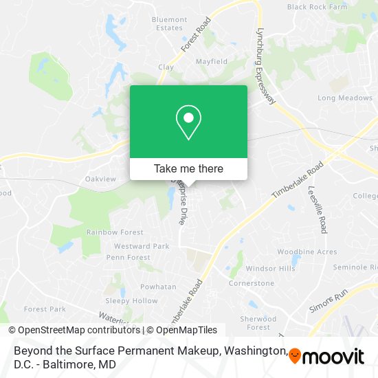 Mapa de Beyond the Surface Permanent Makeup