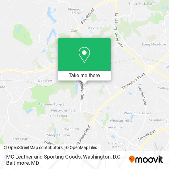 Mapa de MC Leather and Sporting Goods