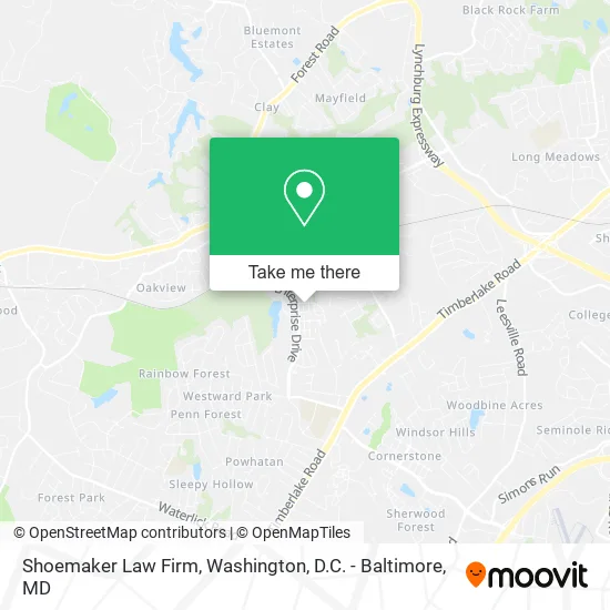 Shoemaker Law Firm map