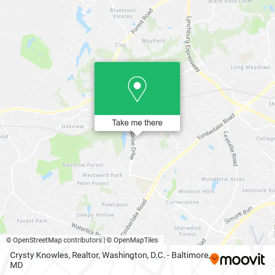 Crysty Knowles, Realtor map