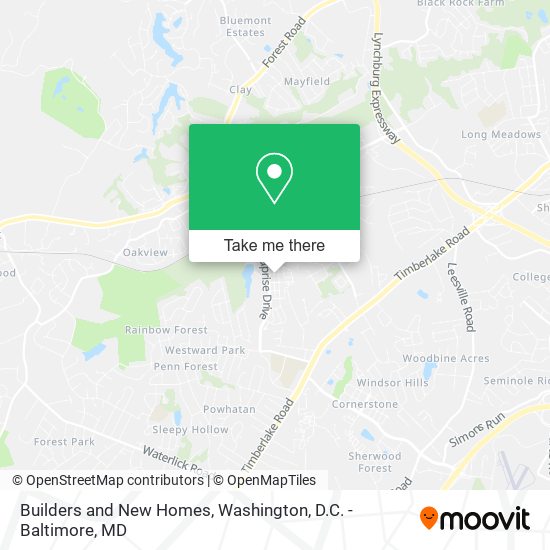 Builders and New Homes map