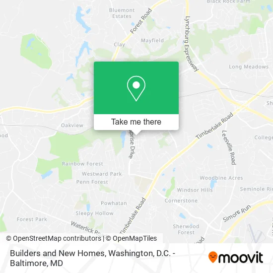 Builders and New Homes map