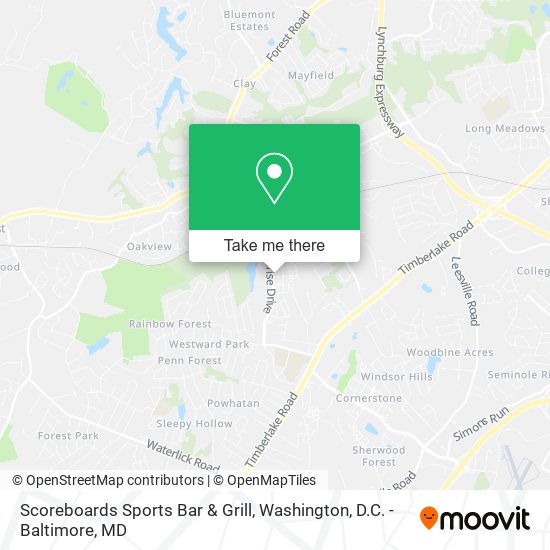 Scoreboards Sports Bar & Grill map