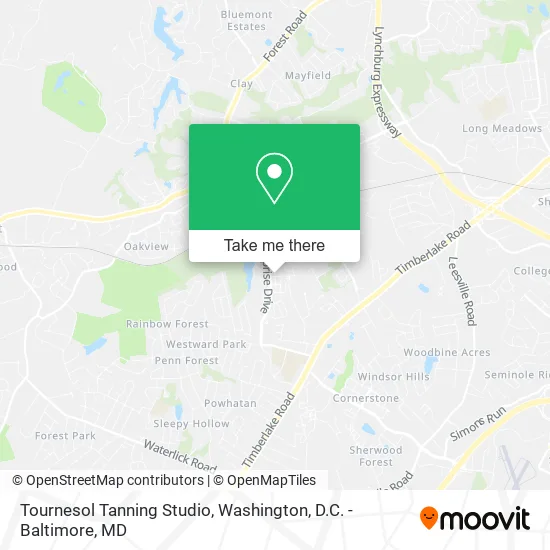 Tournesol Tanning Studio map