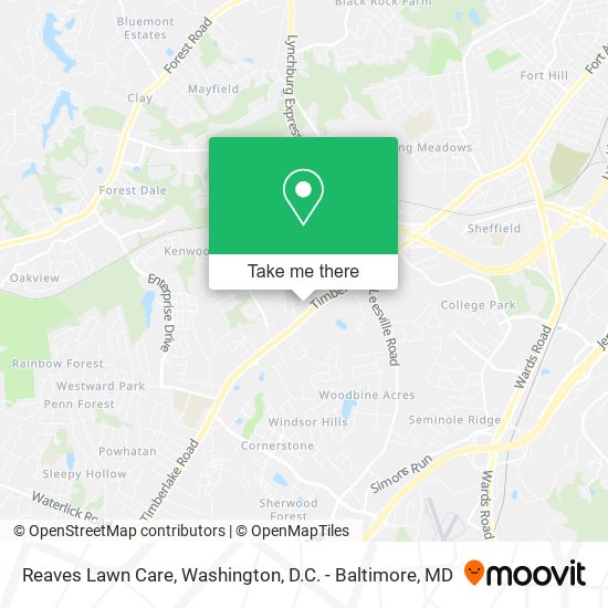 Reaves Lawn Care map