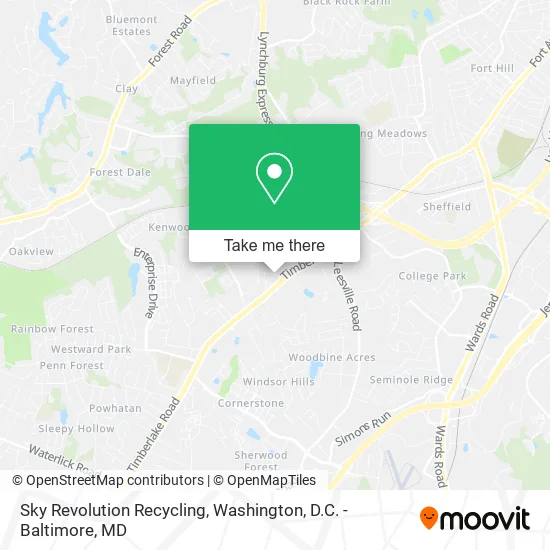 Sky Revolution Recycling map