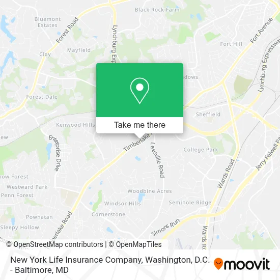 New York Life Insurance Company map