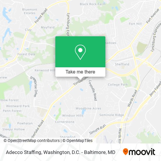 Mapa de Adecco Staffing