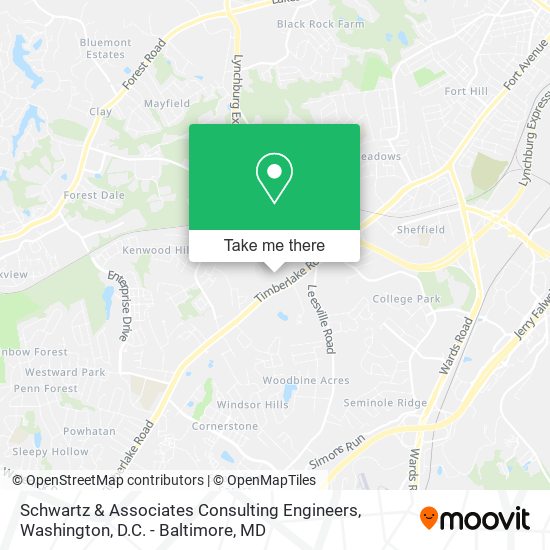 Schwartz & Associates Consulting Engineers map