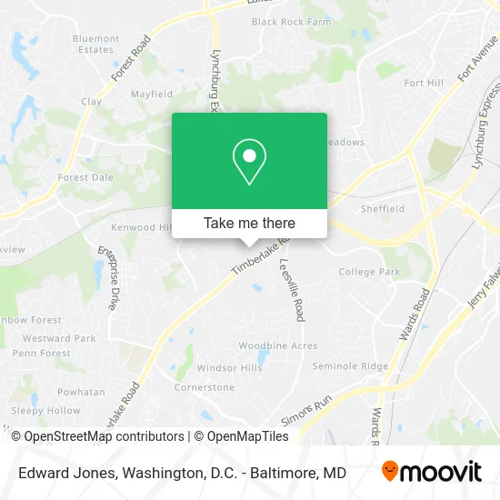 Edward Jones map
