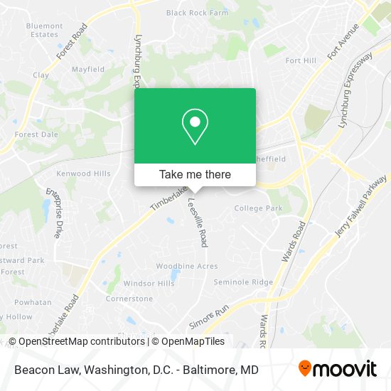 Mapa de Beacon Law