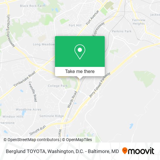 Berglund TOYOTA map