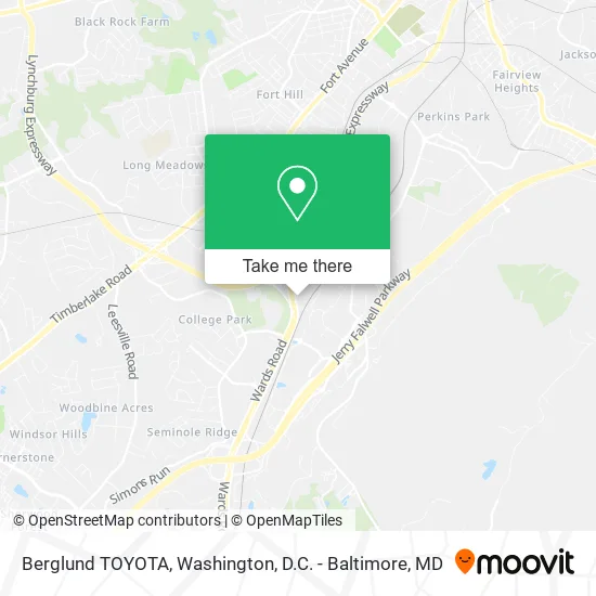 Berglund TOYOTA map