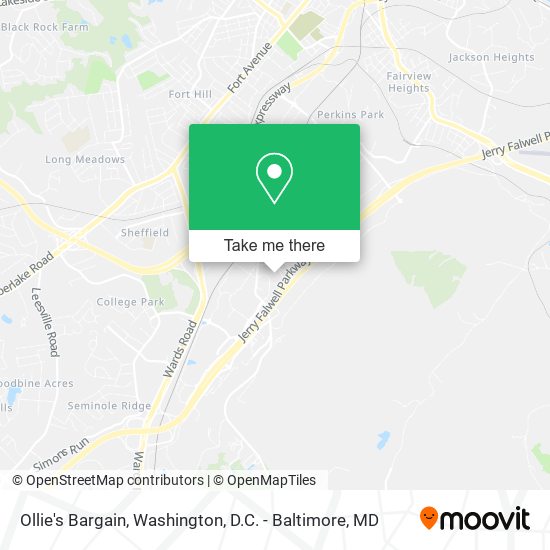 Ollie's Bargain map