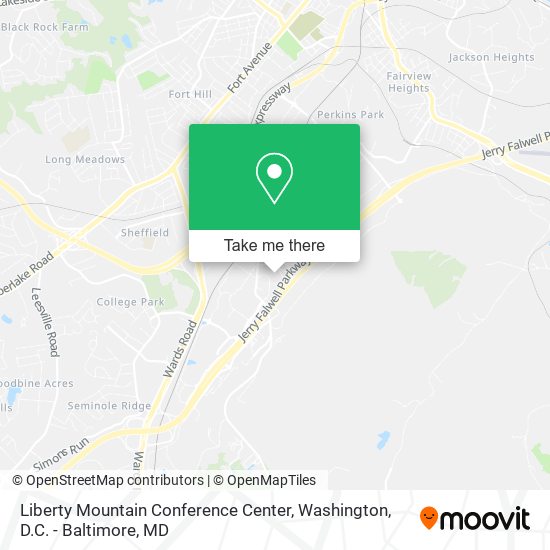 Liberty Mountain Conference Center map
