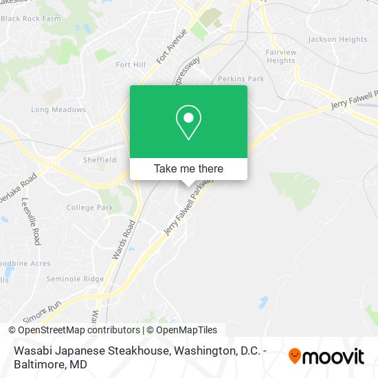 Mapa de Wasabi Japanese Steakhouse
