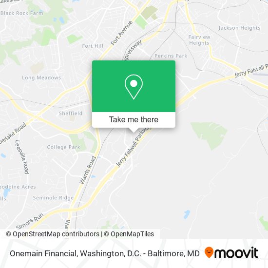 Mapa de Onemain Financial