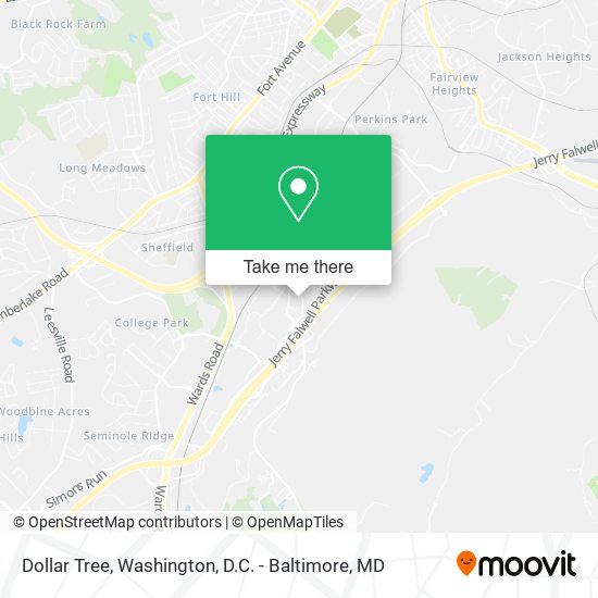 Mapa de Dollar Tree