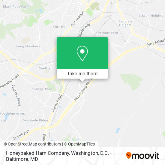 Mapa de Honeybaked Ham Company